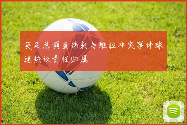 英足总调查热刺与维拉冲突事件球迷热议责任归属